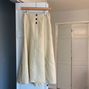 Maxi Linen Cotton Beige Small with pockets